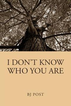 portada i don`t know who you are