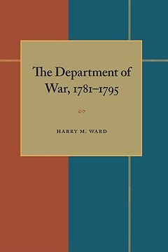 portada the department of war, 1781-1795 (en Inglés)