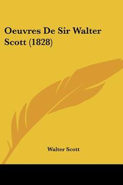 portada Oeuvres de Sir Walter Scott (1828) (in French)