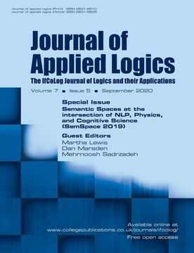 portada Journal of Applied Logics - The IfCoLog Journal of Logics and their Applications: Volume 7, Issue 5, September 2020. Special Issue: Semantics Spaces a