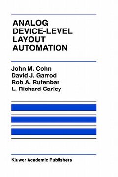 portada analog device-level layout automation (in English)