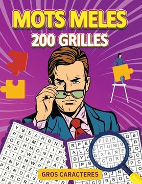 portada Mots Meles Gros Caracteres 200 Grilles (en Francés)