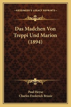 portada Das Madchen Von Treppi Und Marion (1894) (en Alemán)