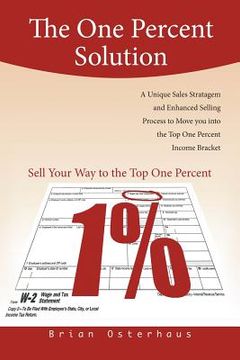 portada the one percent solution: a salesman's tale (in English)
