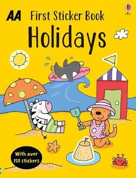 portada First Sticker Book Holidays (en Inglés)