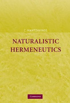 portada Naturalistic Hermeneutics (in English)