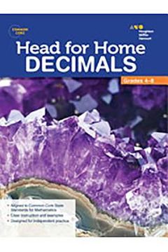 portada Head For Home Math Skills: Decimals (en Inglés)