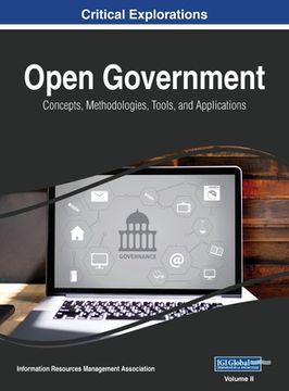 portada Open Government: Concepts, Methodologies, Tools, and Applications, VOL 2 (in English)