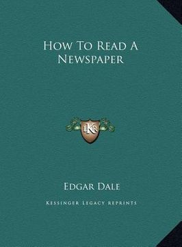 portada how to read a newspaper (en Inglés)