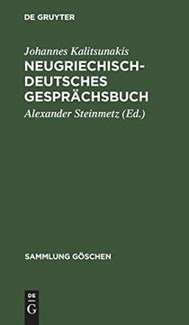 portada Neugriechisch-Deutsches Gesprächsbuch (en Alemán)