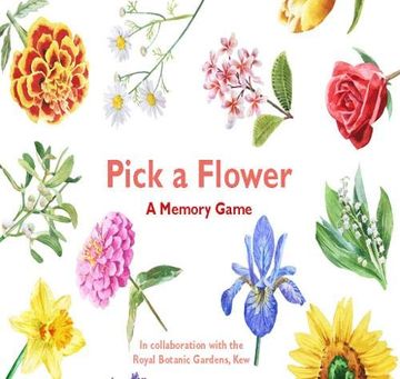 portada Pick a Flower: A Memory Game (en Inglés)