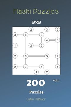 portada Hashi Puzzles - 200 Puzzles 9x9 vol.1 (en Inglés)