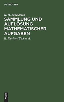 portada Sammlung und Auflösung Mathematischer Aufgaben (in German)