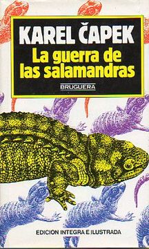 portada la guerra de las salamandras. ilustrs. de néstor salas.