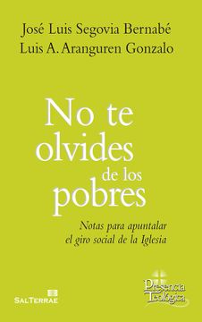 portada No te Olvides de los Pobres (in Spanish)