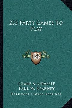 portada 255 party games to play (en Inglés)