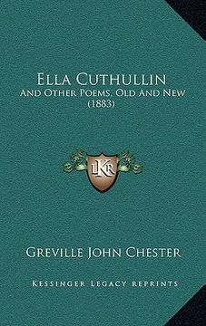 portada ella cuthullin: and other poems, old and new (1883) (en Inglés)