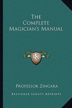 portada the complete magician's manual (en Inglés)