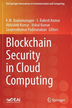 portada Blockchain Security in Cloud Computing (en Inglés)