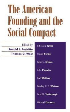 portada the american founding and the social compact (en Inglés)