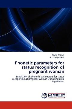 portada phonetic parameters for status recognition of pregnant woman (en Inglés)