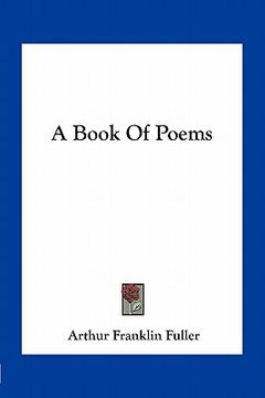 portada a book of poems (en Inglés)