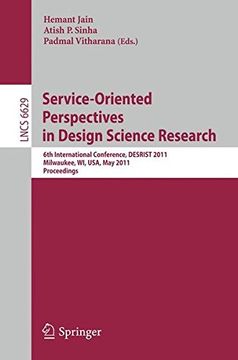 portada service-oriented perspectives in design science research (en Inglés)