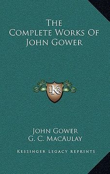 portada the complete works of john gower