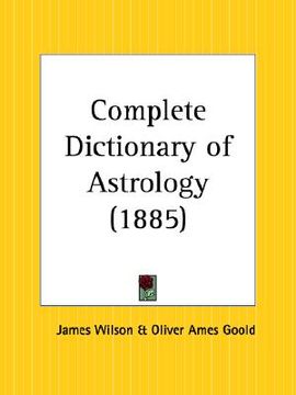 portada complete dictionary of astrology (en Inglés)