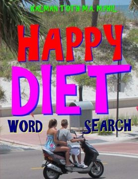 portada Happy Diet Word Search: 133 Extra Large Print Entertaining Themed Puzzles