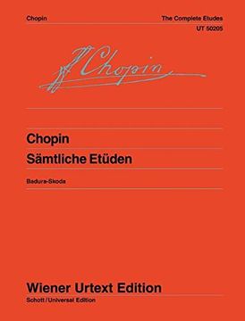 portada Études Opus 10 & 25 (Samtliche) Piano (Wiener Urtext) (en Alemán)