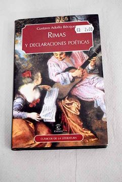 portada Rimas y Declaraciones Poéticas