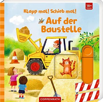 portada Klapp Mal! Schieb Mal! Auf der Baustelle (en Alemán)