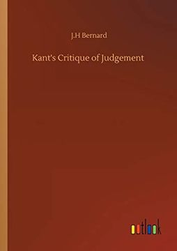 Kant's Critique of Judgement (en Inglés)