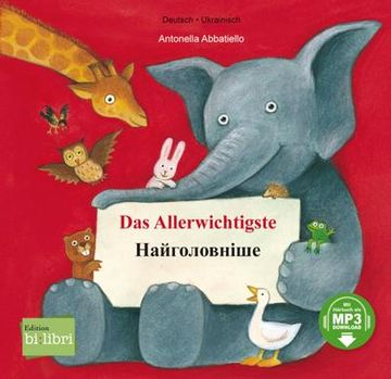 portada Das Allerwichtigste: Kinderbuch Deutsch-Ukrainisch mit Mp3-Hörbuch zum Herunterladen und Ausklappseiten
