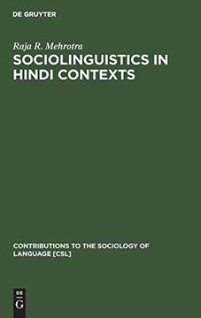 portada Sociolinguistics in Hindi Contexts (en Inglés)