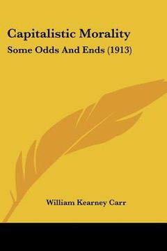 portada capitalistic morality: some odds and ends (1913) (in English)