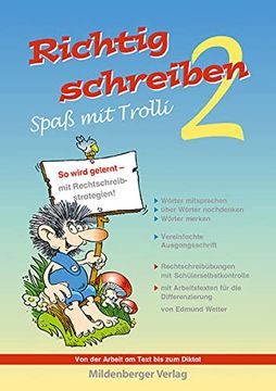 portada Richtig Schreiben - Spaß mit Trolli 2: Vereinfachte Ausgangsschrift (en Alemán)