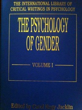 portada The Psychology of Gender (Vol. 1) (International Library of Critical Writings in Psychology) (en Inglés)