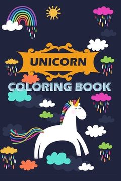 portada Unicorn Coloring Book: Best Coloring Book for Kids Ages 4-8 - 100 pulse unique Unicorn Learning, Coloring, Dot To Dot, Mazes, Word Search and (in English)