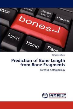 portada prediction of bone length from bone fragments (en Inglés)