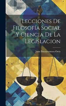 portada Lecciones de Filosofía Social y Ciencia de la Legislacion