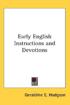 portada early english instructions and devotions