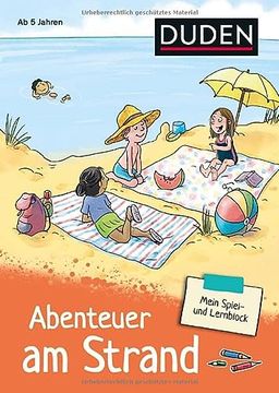 portada Mein Spiel- und Lernblock 3 - Abenteuer am Strand: Für Kinder ab 5 Jahren (en Alemán)