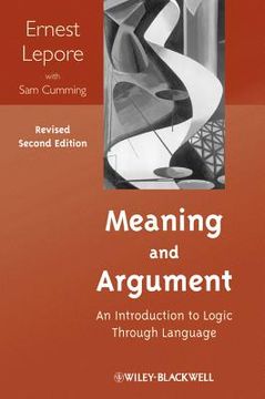 portada meaning and argument: an introduction to logic through language