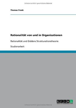 portada Rationalität von und in Organisationen (German Edition)