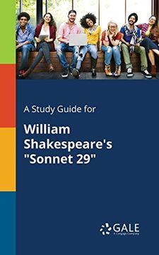 portada A Study Guide for William Shakespeare's "Sonnet 29" (en Inglés)