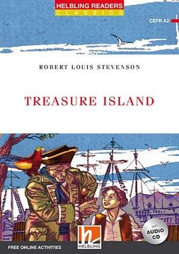 portada Treasure Island. Helbling Readers red Series. Con Espansione Online (en Inglés)