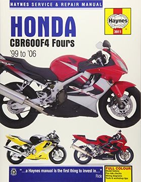 portada Honda Cbr600F4 Fours (99 - 06) (Haynes Service & Repair Manual) (in English)