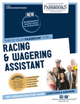 portada Racing & Wagering Assistant (C-2714): Passbooks Study Guide Volume 2714